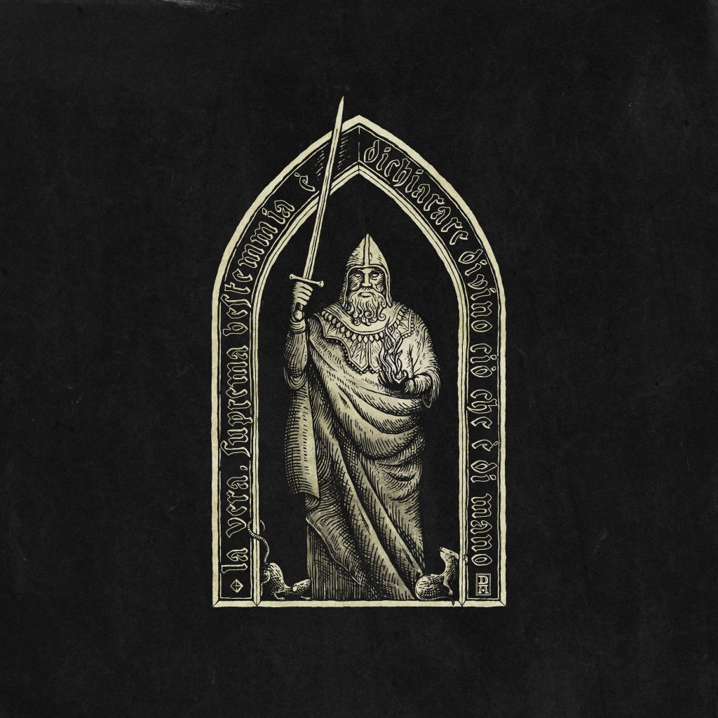 Black metal art metal artist woodcut medieval illustration artowrk for sale occult esoteric armour knight middleages pen and ink heav y metal aesthetic darkart fantasy castle fire flames skulls statuee snake greek abstract cape cloak knights battle knife dagger alchemy angels devil claymore souls dragon griffin hermetic rats album cover art ep stoner rock roots sheild heraldry king crown drawpery gothic